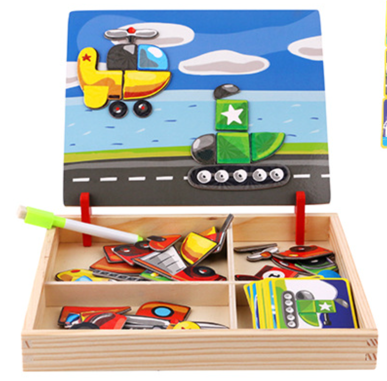 Faces Magnetic Puzzle