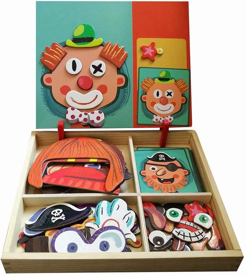 Faces Magnetic Puzzle