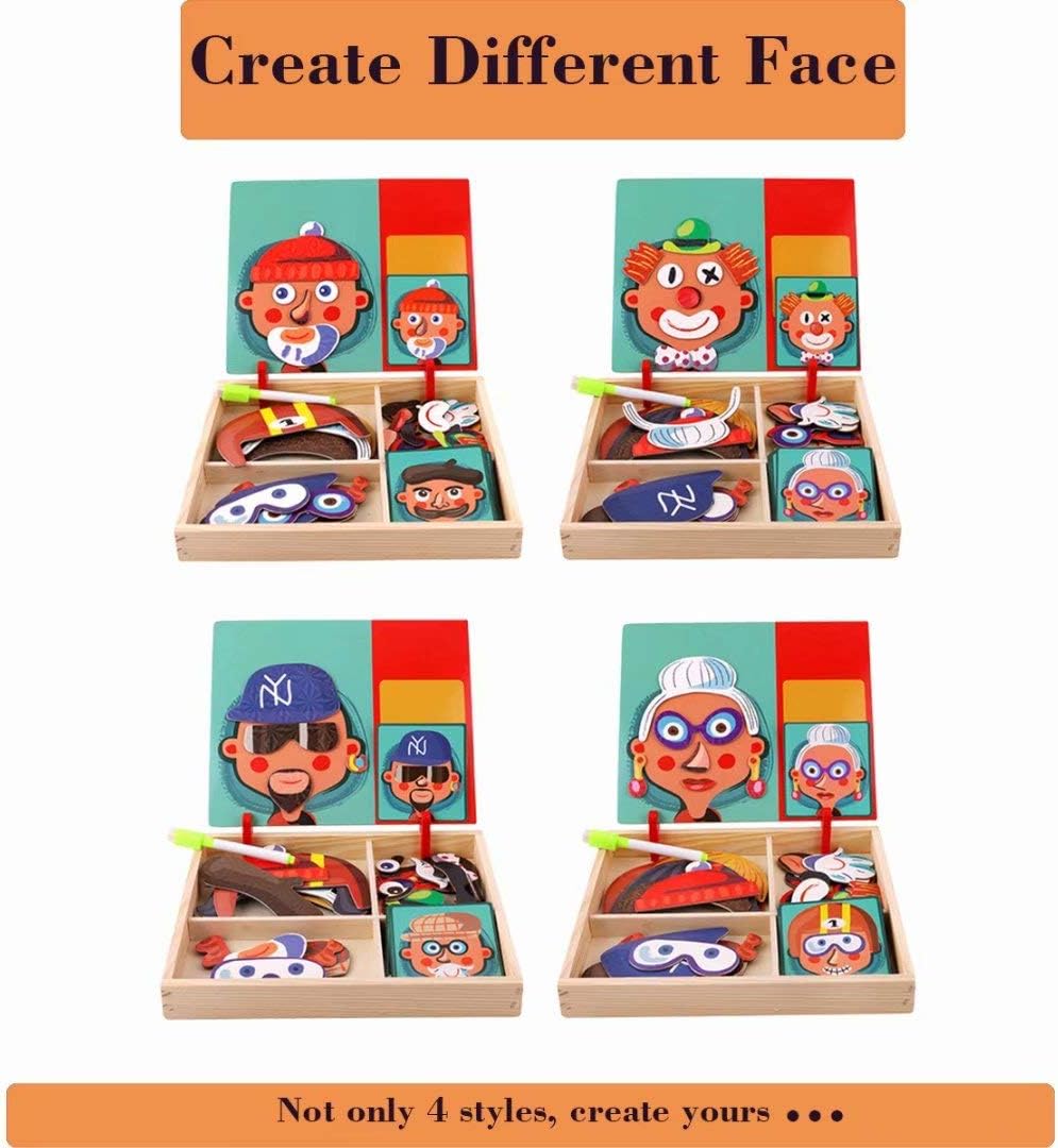 Faces Magnetic Puzzle